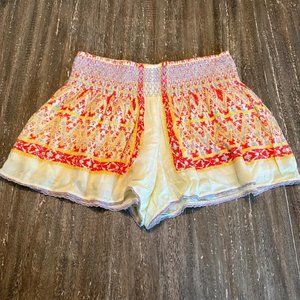 Free People Yellow Shorts